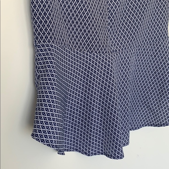 Michael Kors Short Sleeve Back peplum Top - Picture 6 of 7